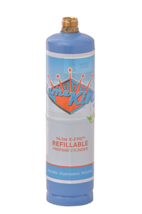 Flame King 14.1 oz. refillable propane cylinder